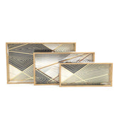 Trance Nested Tray Set of 3